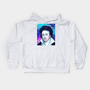 Percy Bysshe Shelley Snowy Portrait | Percy Bysshe Shelley Artwork 13 Kids Hoodie